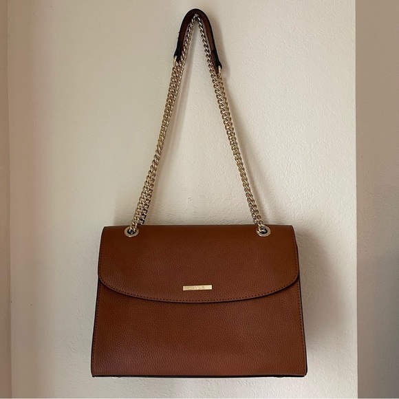 Simply Noelle Brown Faux Leather Shoulder/Crossbody Bag - Picture 1 of 16